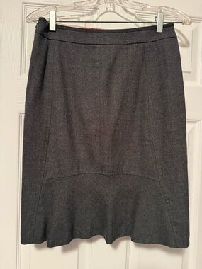 Ted Baker Wool Skirt Grey